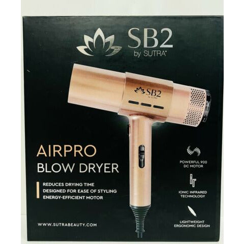 Sutra SB2 AirPro Hair Blow Dryer 2 Speed 3 Heat Setting Purple or Rose Gold