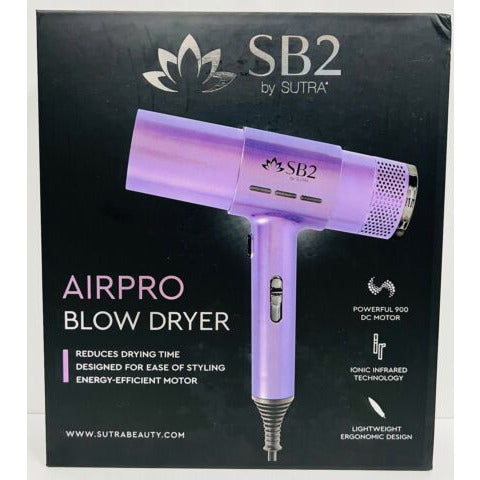 Sutra SB2 AirPro Hair Blow Dryer 2 Speed 3 Heat Setting Purple or Rose Gold