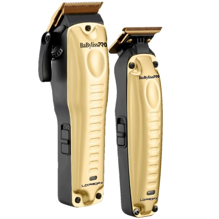 BaBylissPRO FXHOLPKLP-G Gold Lo-ProFX Clipper & Trimmer High Performance Combo