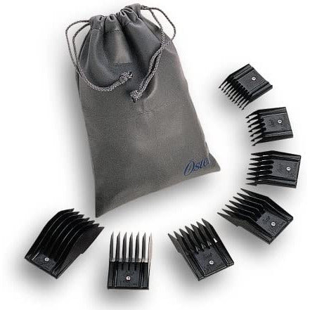 Oster Universal Comb Attachment 7 or 10 Piece Comb & Pouch To Store Comb