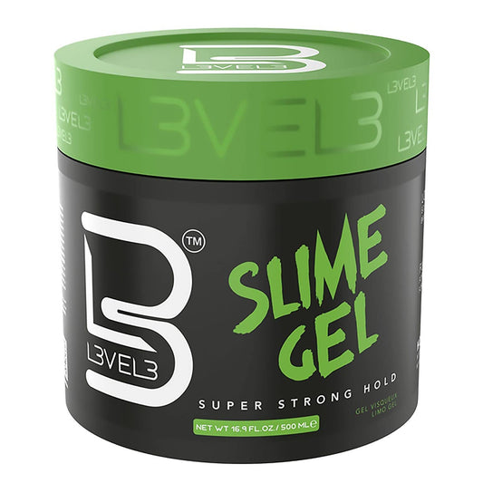 Level 3 Slime Gel Super Strong Hold Long Lasting Shine Flake-Free Formula 33.8oz