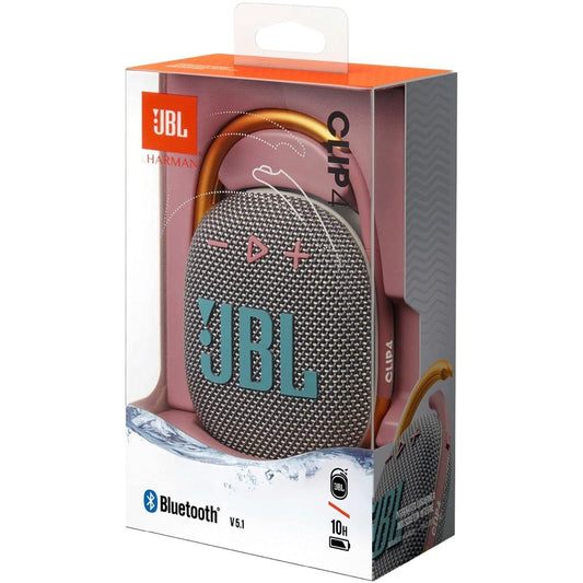 JBL CLIP 4 ULTRA-PORTABLE WATERPROOF SPEAKER GREY