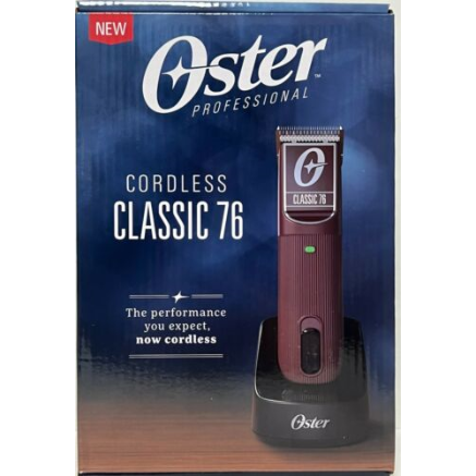 Oster 76076-910 Cordless Classic 76 Motor Clipper Blade Size 000 Included