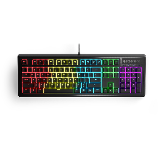 SteelSeries Apex 150 RGB Gaming Keyboard Splash Resistant Prism Lighting Espanol