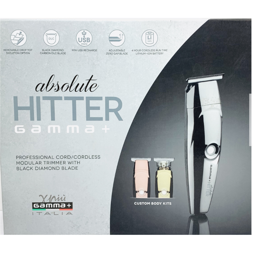 Gamma+ Absolute Hitter HCGPAHTS Cordless Hair Trimmer with Custom Body Kits