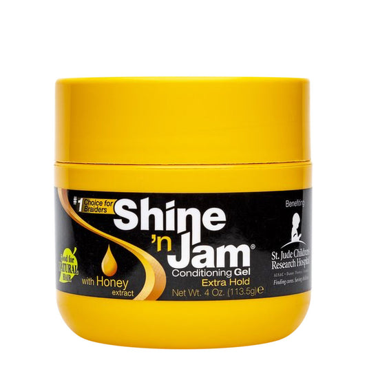 AMPRO PRO Shine 'n Jam Conditioner Gel Extra Hold 4/8/16oz Good for Natural Hair