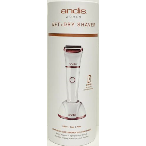 Andis 31015 Women's Lithium-ion Electric Personal Cordless Wet/Dry Shaver