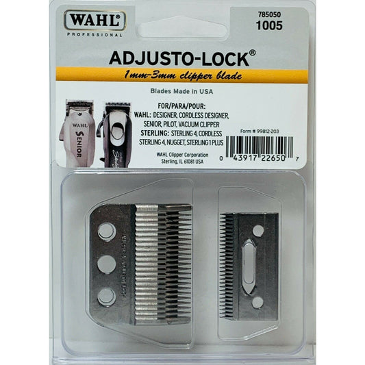 Wahl Adjusto-Lock 1mm-3mm Clipper Blade 3 Hole For Designer, Senior 1005