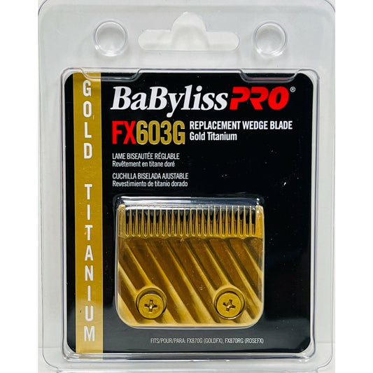 BaByliss Pro FX603G Replacement Wedge Blade Gold Titanium Fits GOLDFX & ROSEFX