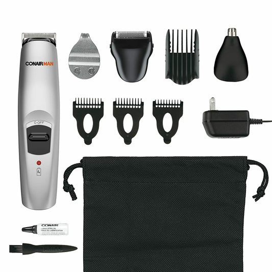 Conair Man GMT189R 13-Piece Rechargeable All-In-One Trimmer Grooming System