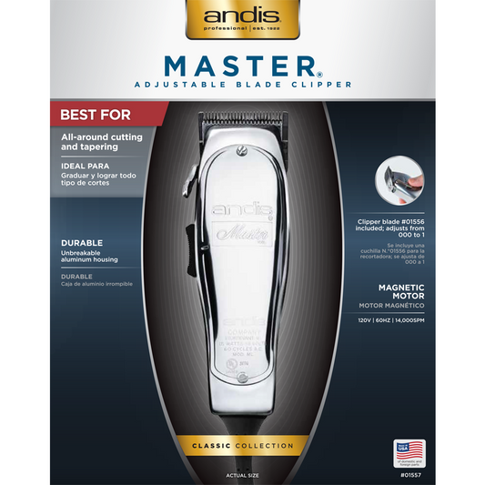 Andis #01557 Master Adjustable Blade Clipper