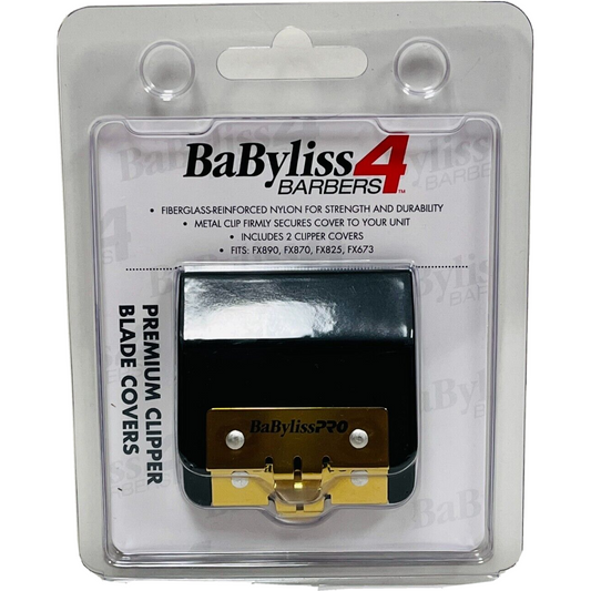 BaByliss 4 Barbers FXPBCC2-PK Premium Clipper Blade Covers Fiberglass-Reinforced