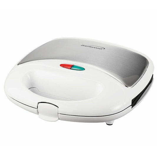 Brentwood TS-240W Non-Stick Compact Dual Sandwich Maker 750W White