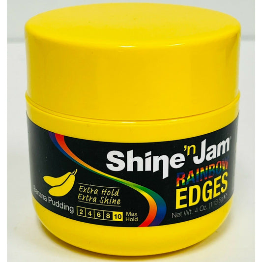 AMPRO SHINE-N-JAM RAINBOW EDGES- BANANA PUDDING(4OZ)