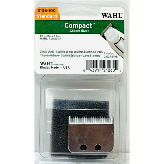 Wahl 2126-100 Replacement Blade For Compact Clipper Trimmer 2 Hole Blade