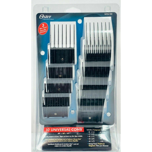 Oster Universal Comb Attachment 10 Comb Attachment & Pouch To Store Comb