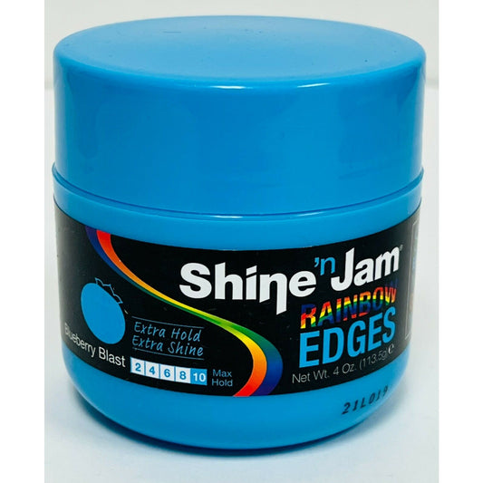 AMPRO SHINE-N-JAM RAINBOW EDGES- BLUEBERRY BLAST(4OZ)