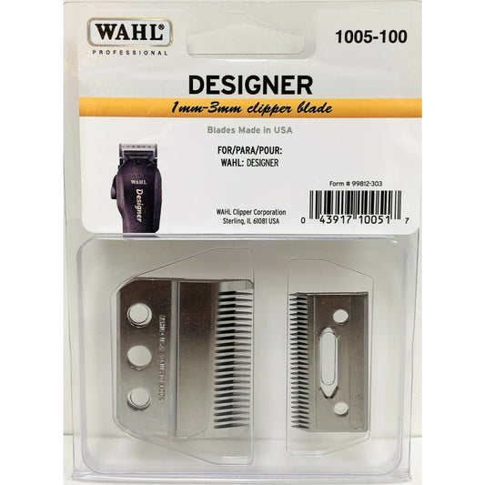 Wahl Designer 1005-100 3-Hole Clipper Blade For Designer, Senior, & Pilot