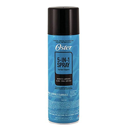 Oster 76300-107-005 5 in 1 Clipper Blade Care Spray Disinfectant Lubricant