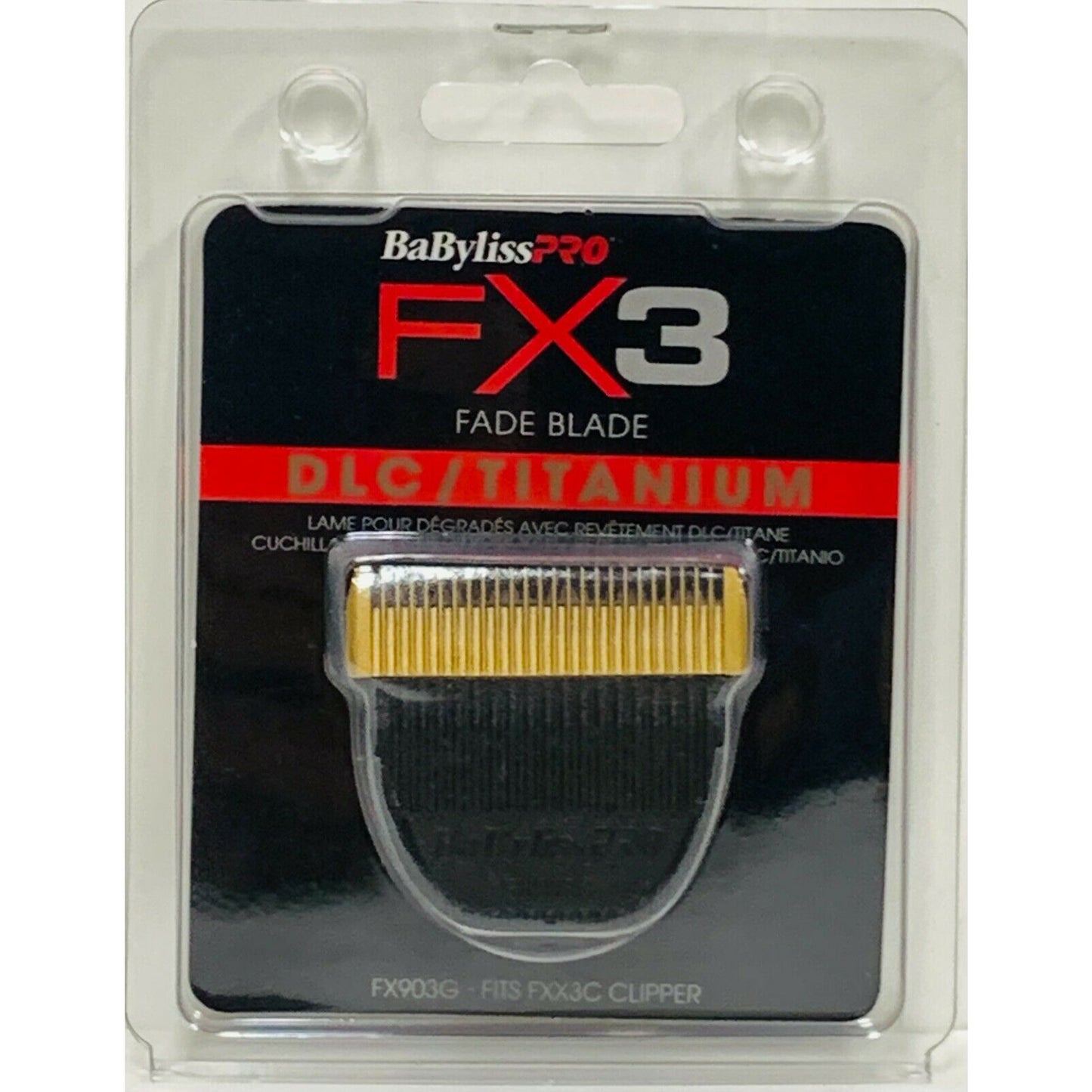 BaByliss PRO FX903G Fade Blade DLC/Titanium Fits FXX3C Clipper