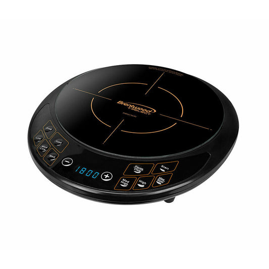 Brentwood TS-391 Single Electric Induction Cooktop 1800W Digital Black 120V