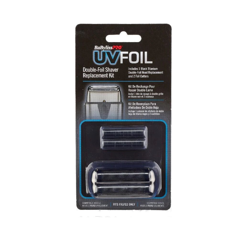 BaBylissPRO UVFoil Single & Double Foil Shaver Replacement Kit FXLRF1 & FXLRF2