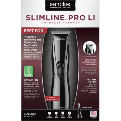 Andis Slimline Pro Li 32475 Cordless Trimmer Model