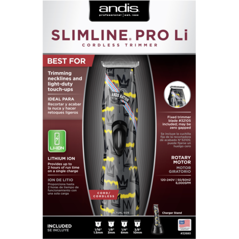 Andis Slimline® Pro Li #32680 Cordless T-Blade Trimmer Andis Nation Edition