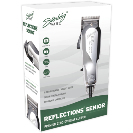 Wahl Professional #8501 Sterling Reflections Senior Clipper Premium Zero-Overlap