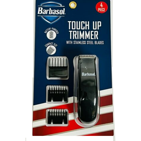 Barbasol CBT1-3500-BLK 4 Piece Touch Up Trimmer Stainless Steel Blades